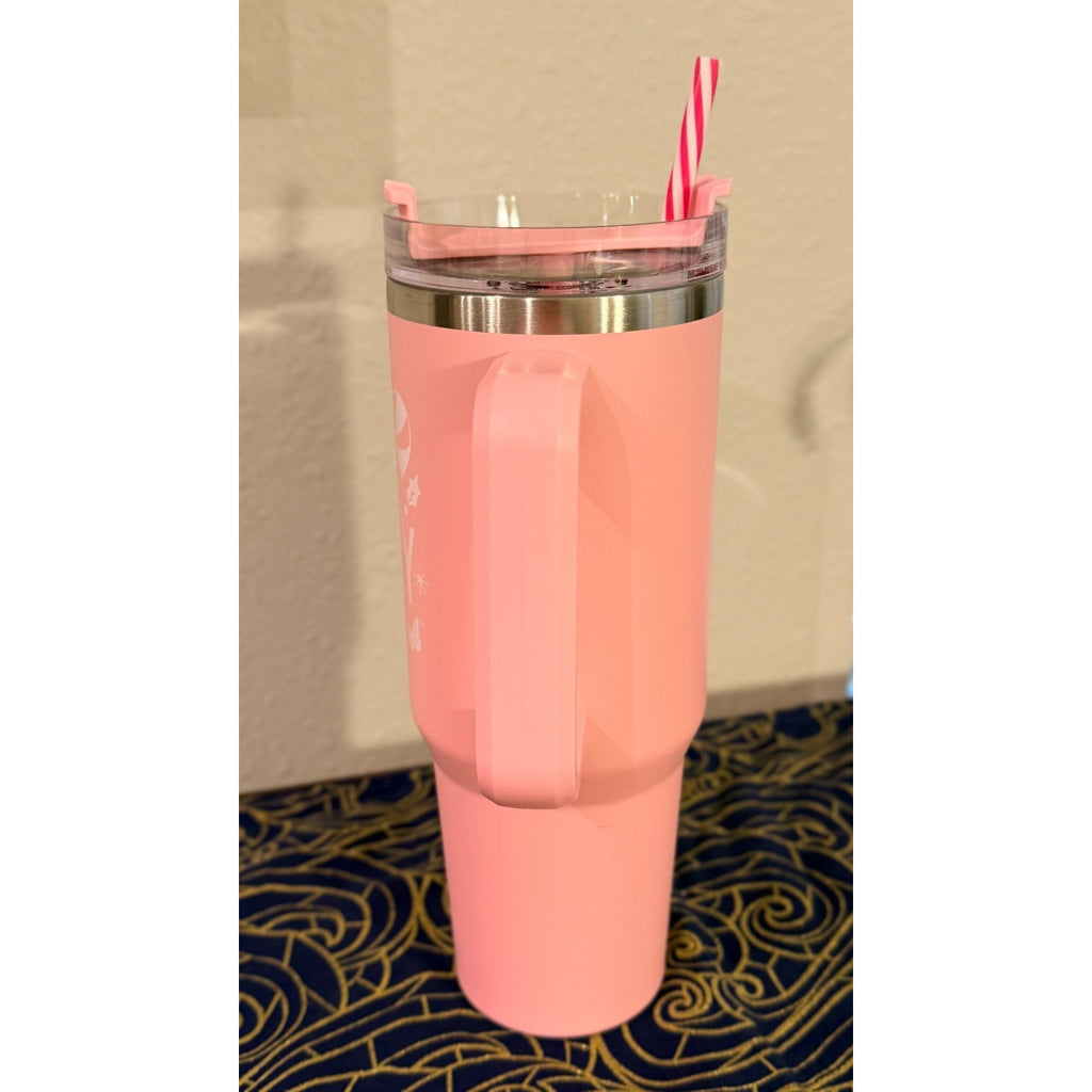 NWT Dolly Parton "I Love Dolly" Pink Christmas 2025 Tumbler — 40oz