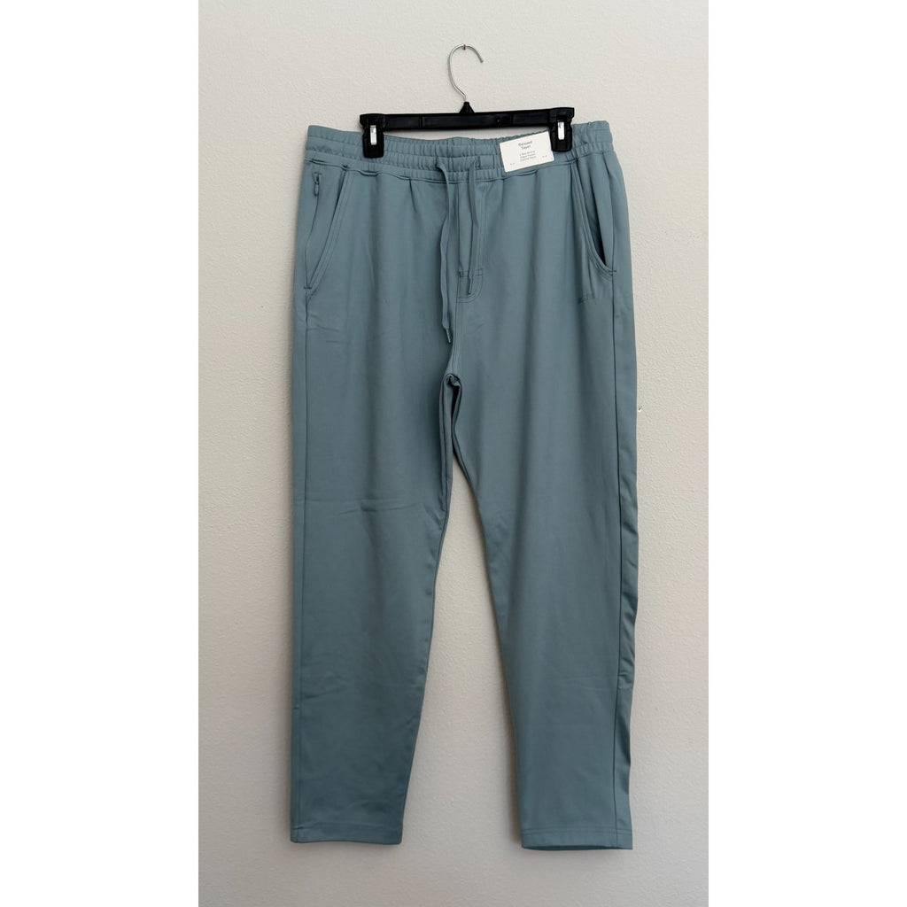 Hollister Relaxed All-Day Taper Pants - Dusty Teal / Gray - Adult Large NWT