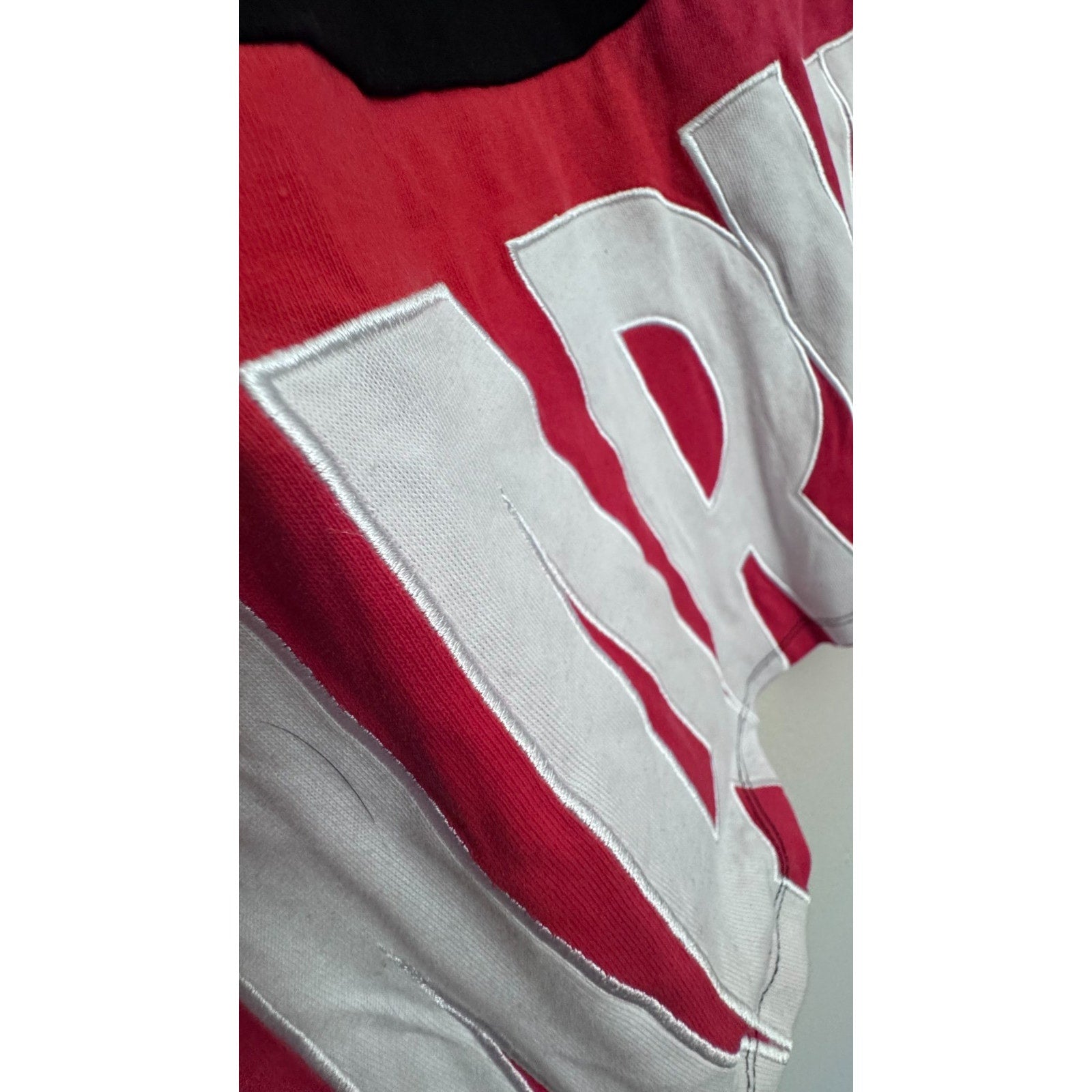 Disney Parks Marvel Logo Shirt Black And Red Adult Large Pocket T Shirt NWT