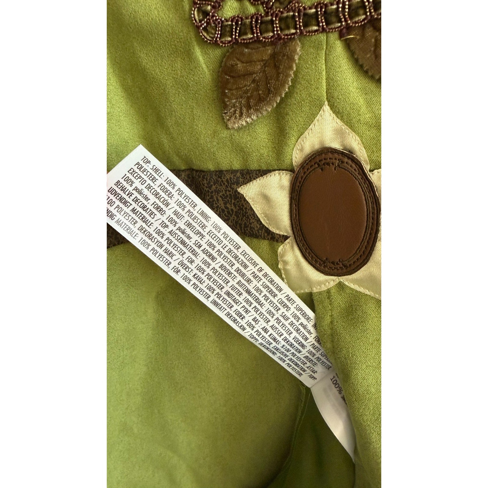 NEW Disney Store Prince Naveen Costume - Princess & Frog Boys Size 9/10