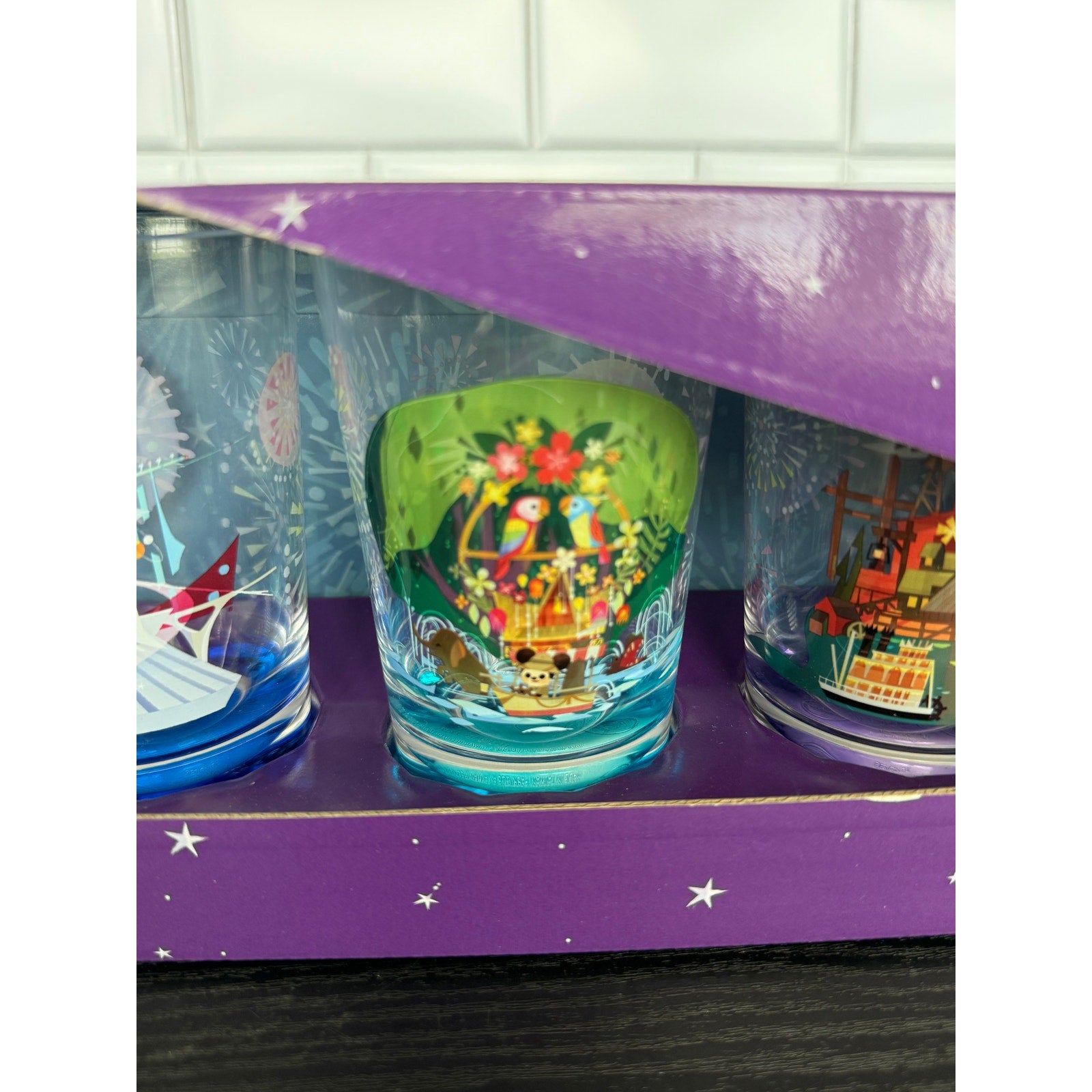 Disney Parks x Joey Chou Plastic Drinkware Set of 4