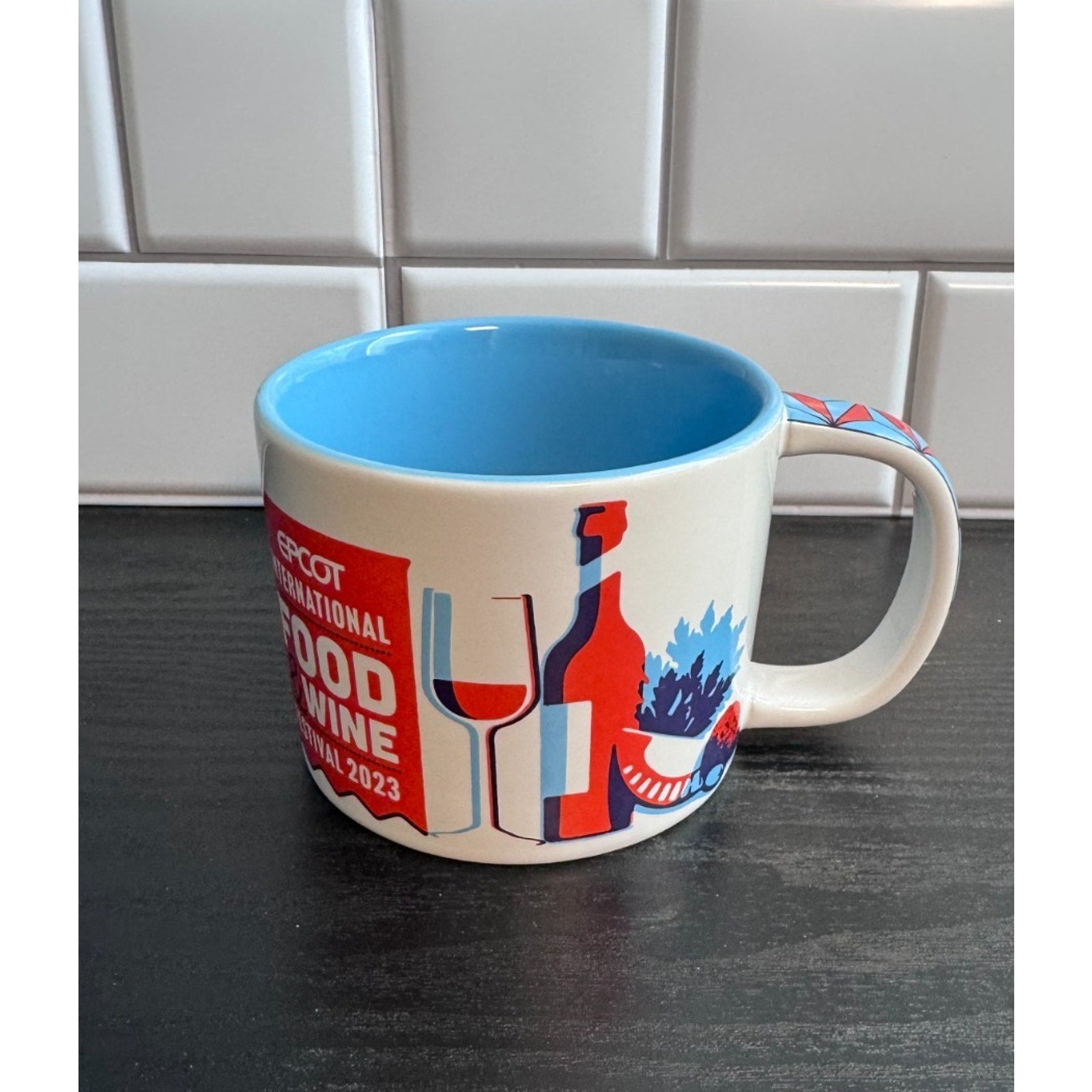 Disney Epcot International Food & Wine Festival 2023 14oz Coffee Mug Cup NEW