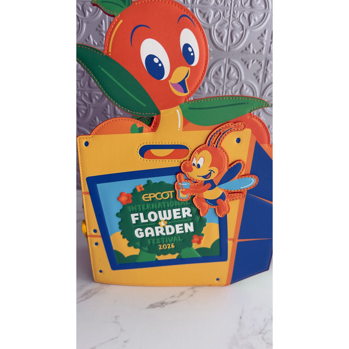 Disney Parks Loungefly 2026 Epcot Flower & Garden Convertible Bag NEW