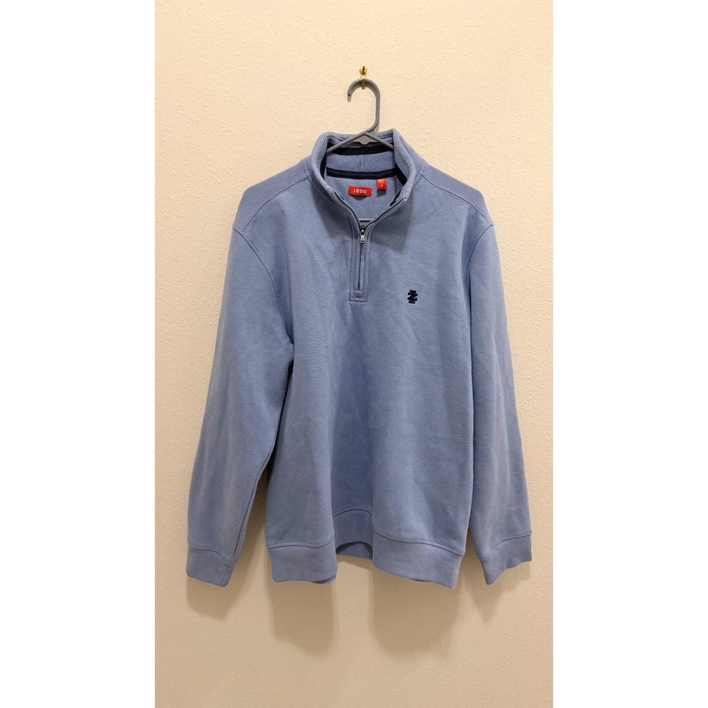 IZOD Men's Colony Blue Sueded Fleece Shirt - Size Medium - NWOT