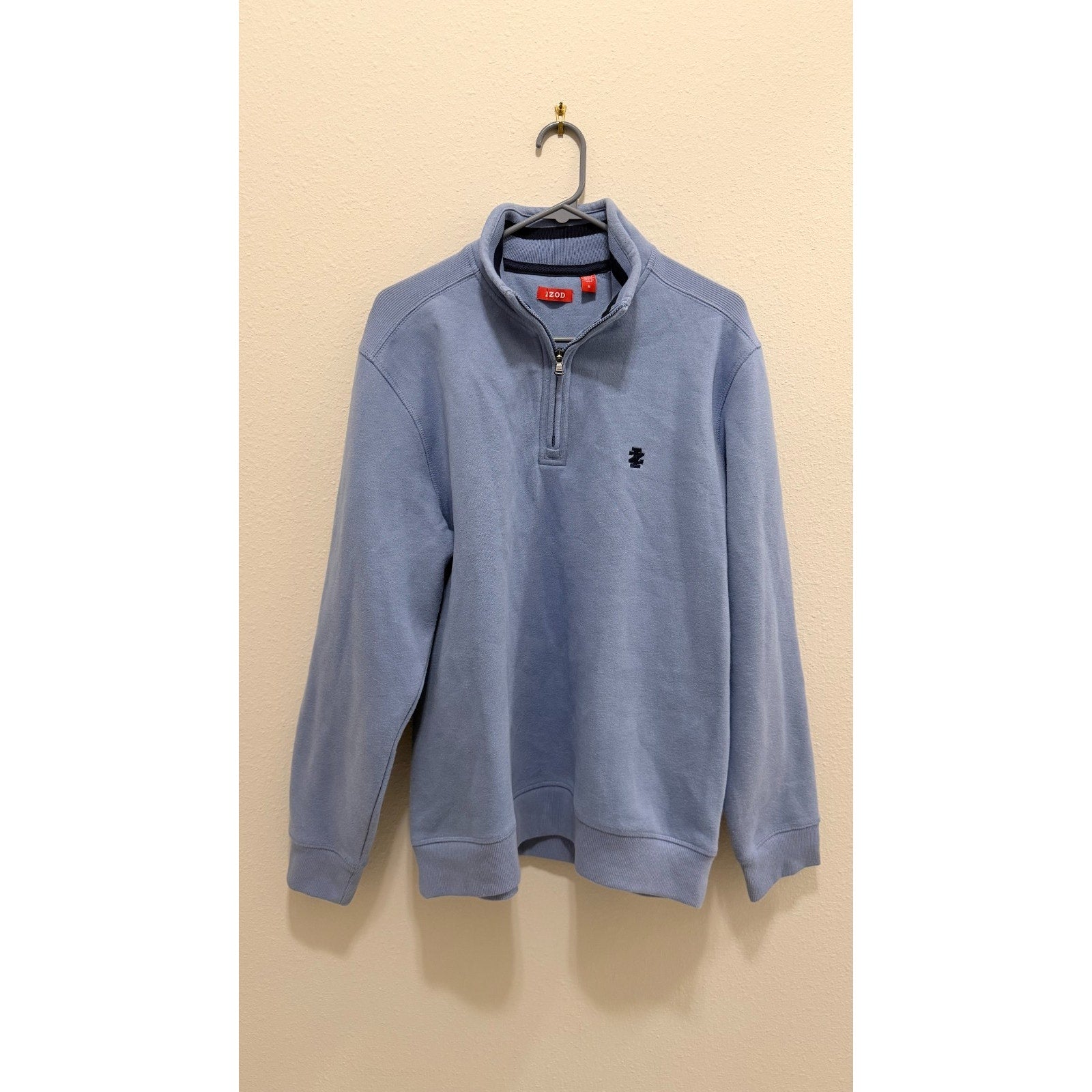 IZOD Men's Colony Blue Sueded Fleece Shirt - Size Medium - NWOT