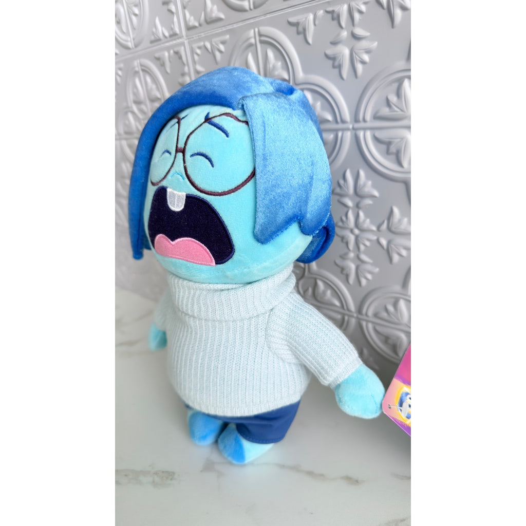 Disney Pixar Inside Out 2 Sadness Plush 11" Small Stuffed Animal New