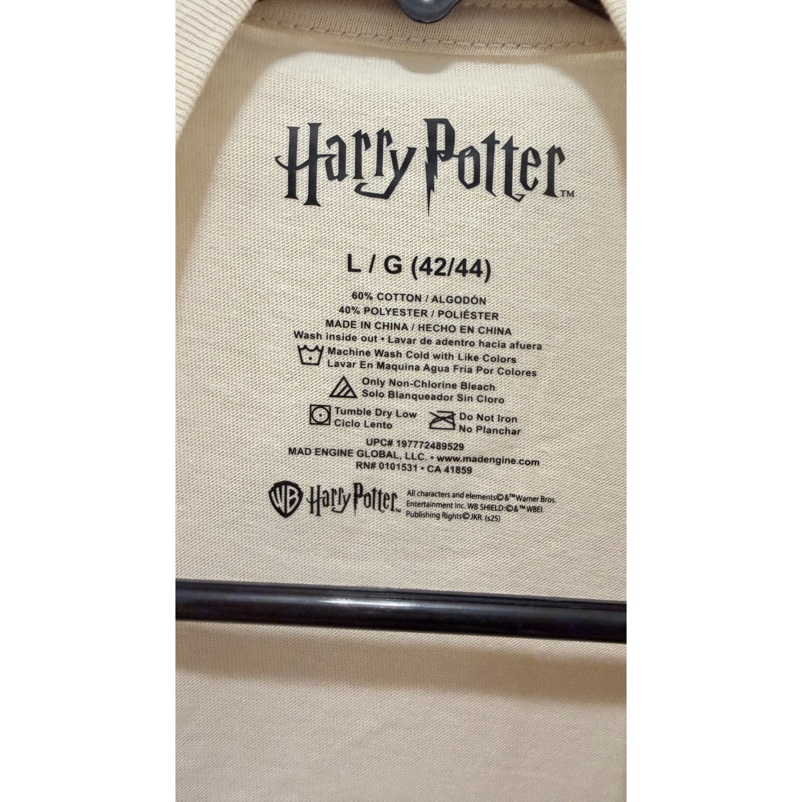 Harry Potter Herbology Botanical Plants T-Shirt - Men's Large - NWT