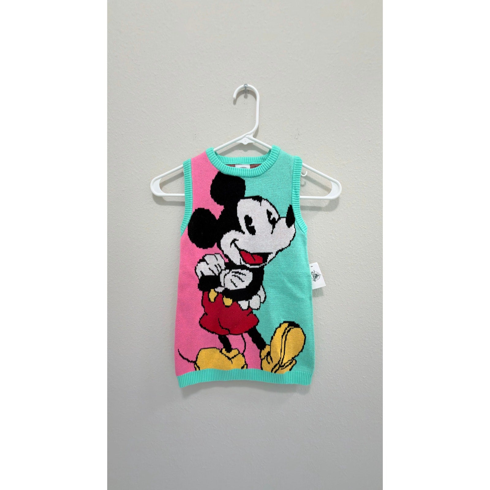 Disney Mickey & Co. Girls Mickey Mouse Sweater Dress Size 4 NWT