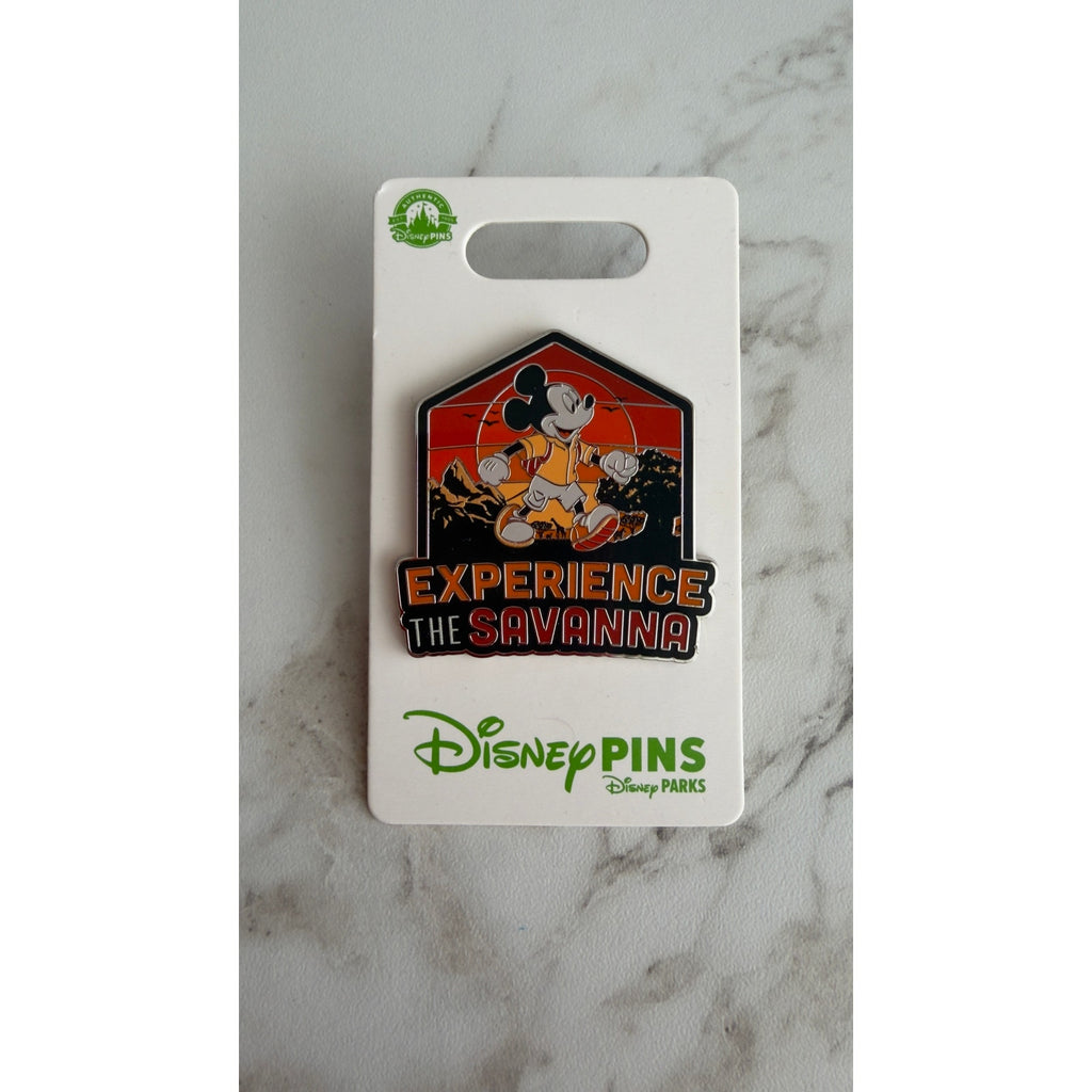 Disney Parks Animal Kingdom Mickey Mouse Experience the Savanna Pin NEW