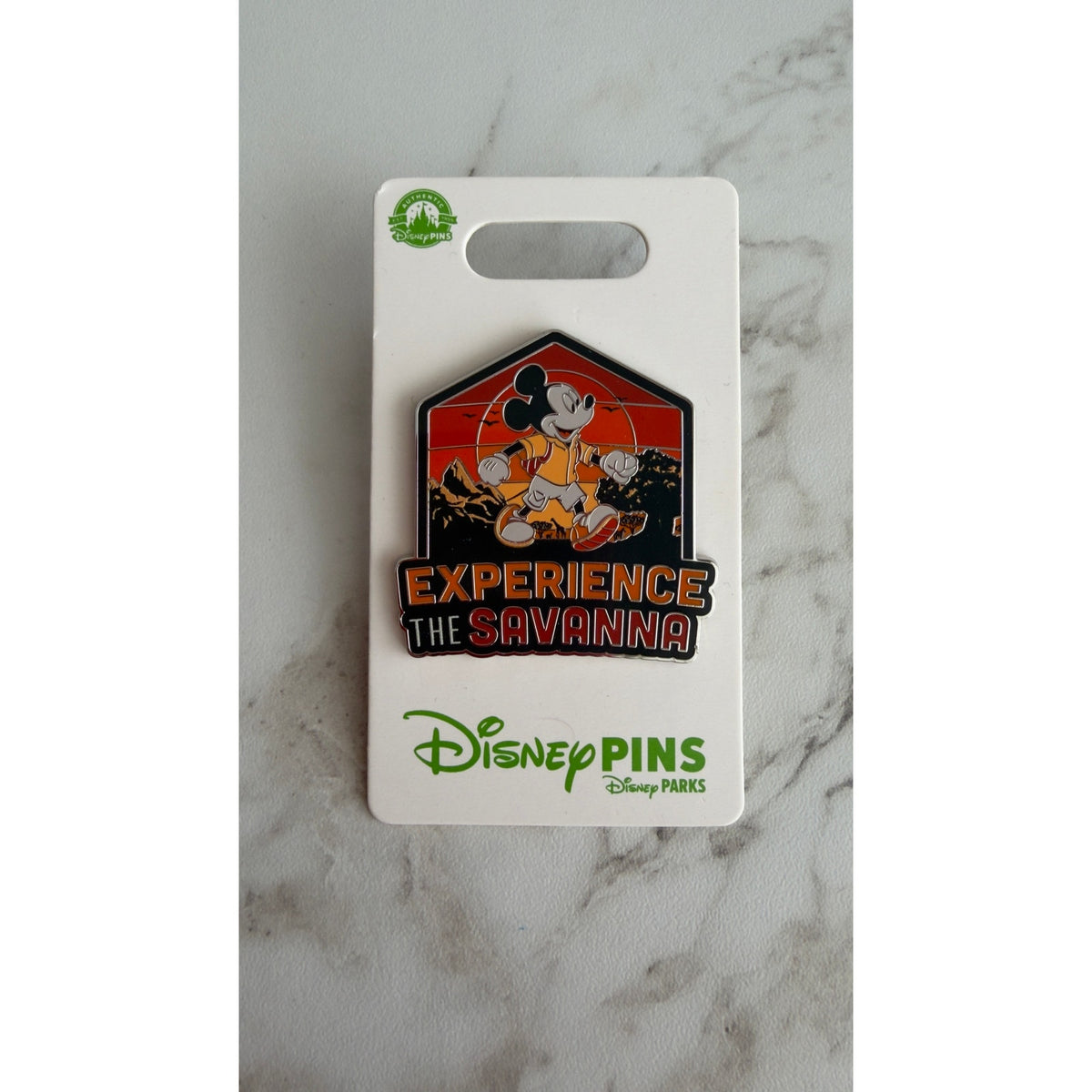 Disney Parks Animal Kingdom Mickey Mouse Experience the Savanna Pin NEW