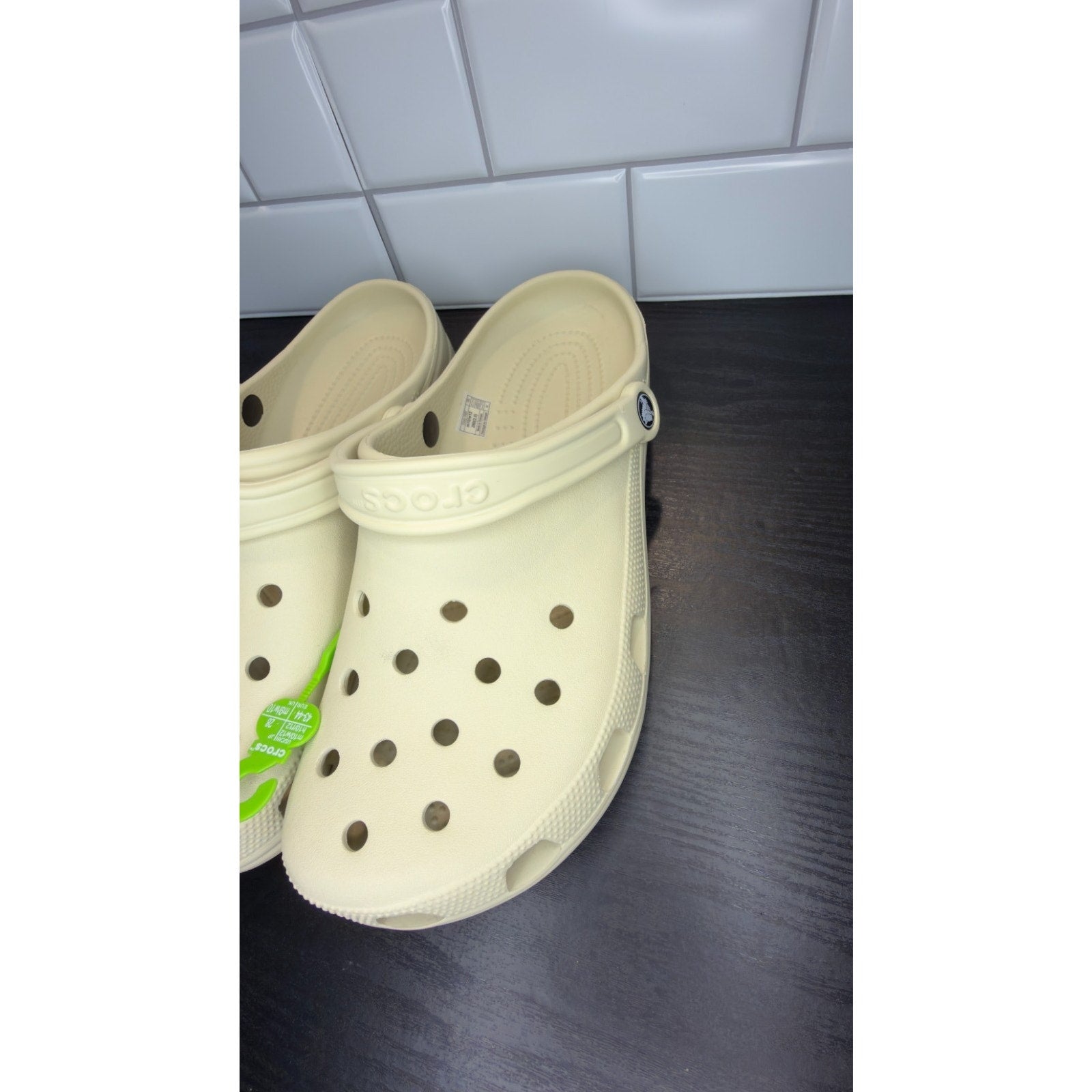 Crocs Classic Clog - Unisex Slip-On (Bone) M10/W12 NWT