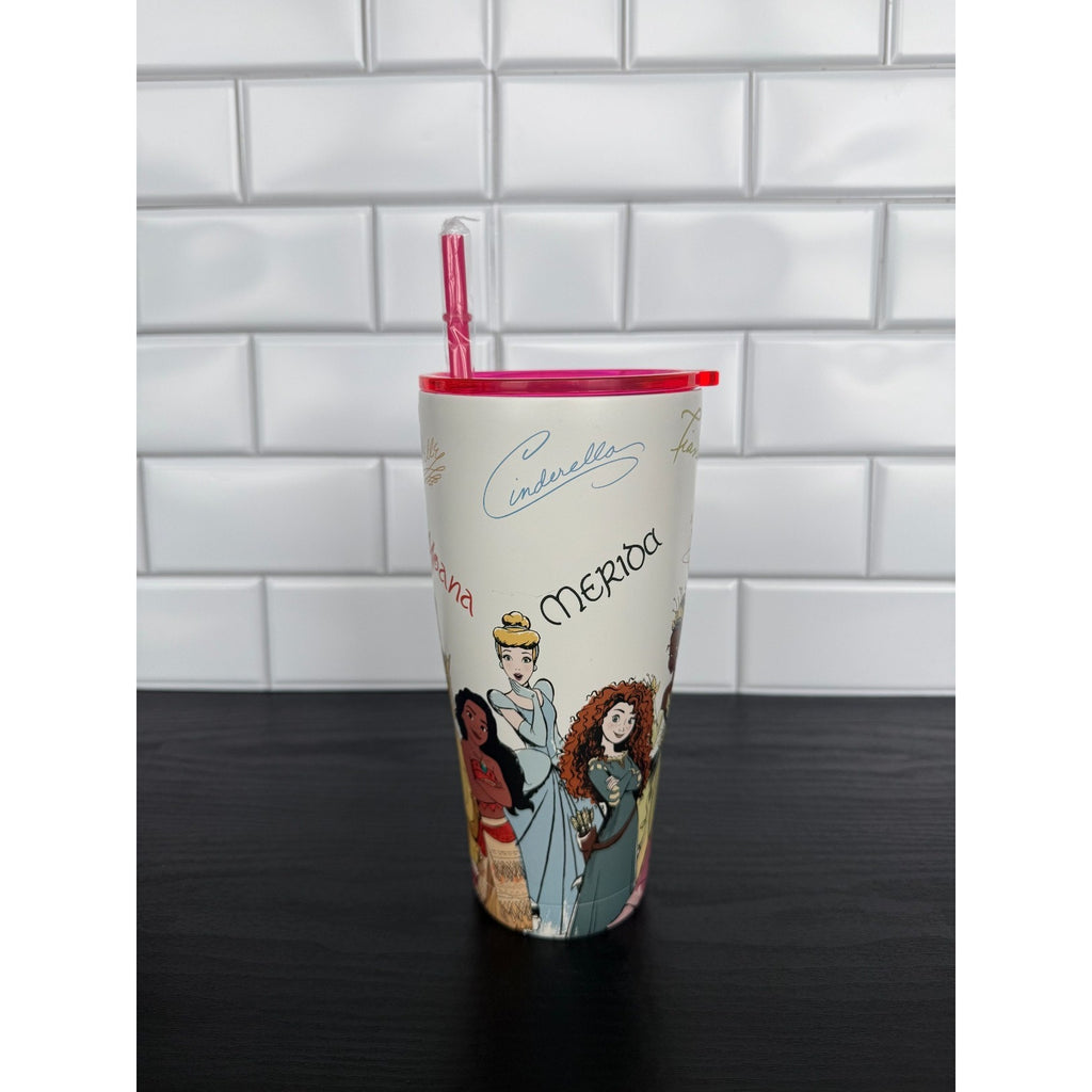 NEW Disney Princesses Signature 32oz Tumbler with Straw