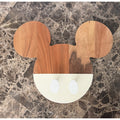 Disney Parks Mickey Mouse Icon Shaped Wood Decorative Wall Hook NEW