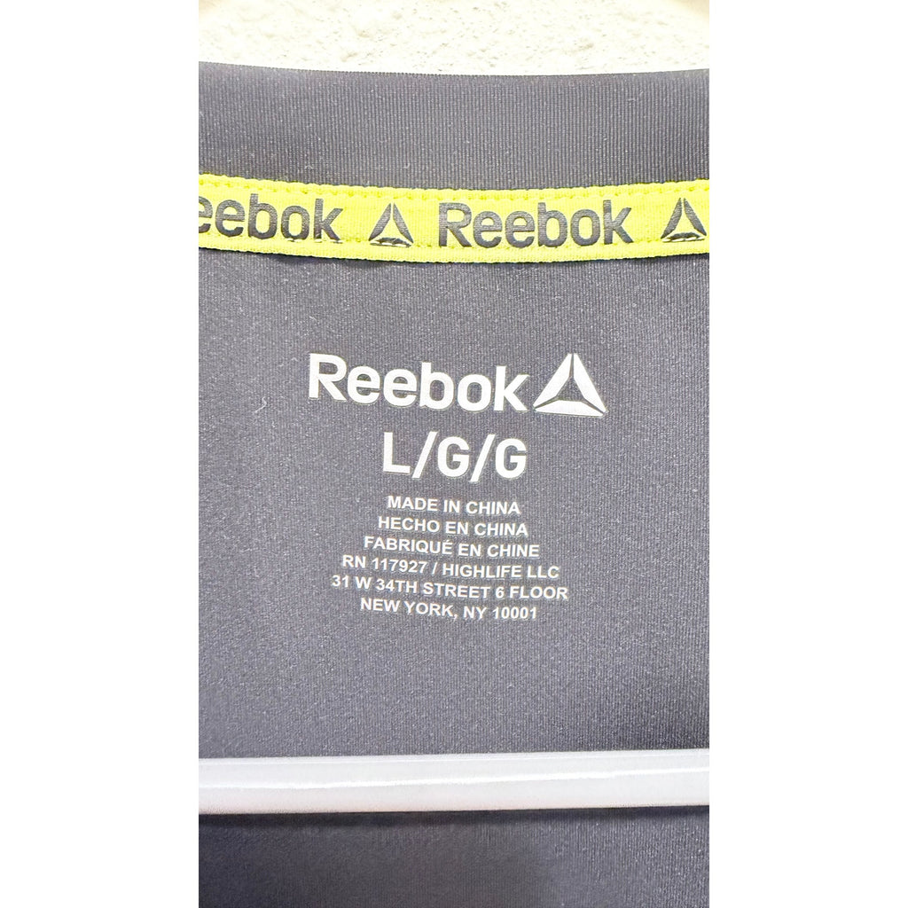 NWOT Reebok Men's Black No Obstacles Performance Tee - Large
