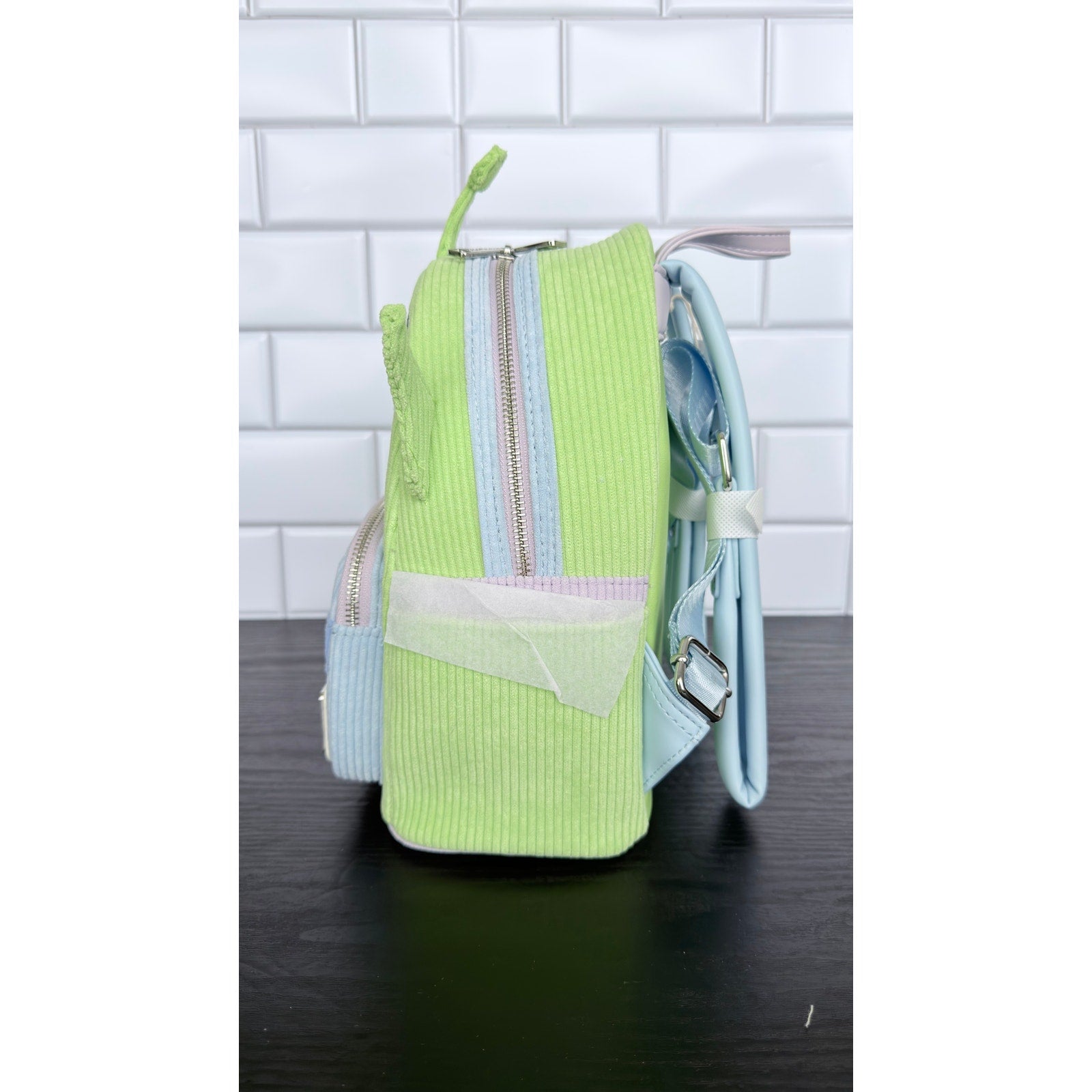 Loungefly x Disney Parks Toy Story Alien Pastel Corduroy Mini Backpack NWT