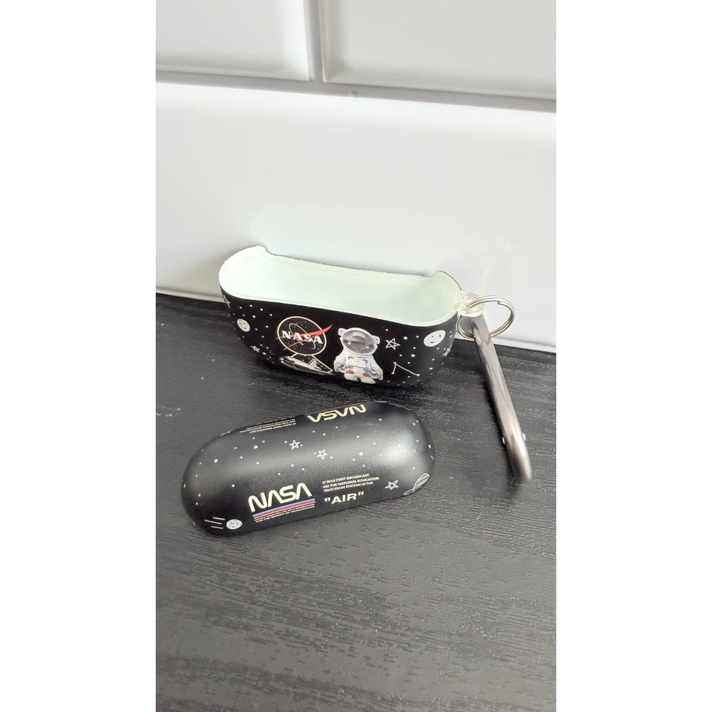 Star Astronaut NASA AirPod Pro Case | Hard Cover w/Carabiner | Pro 1st & 2nd Gen