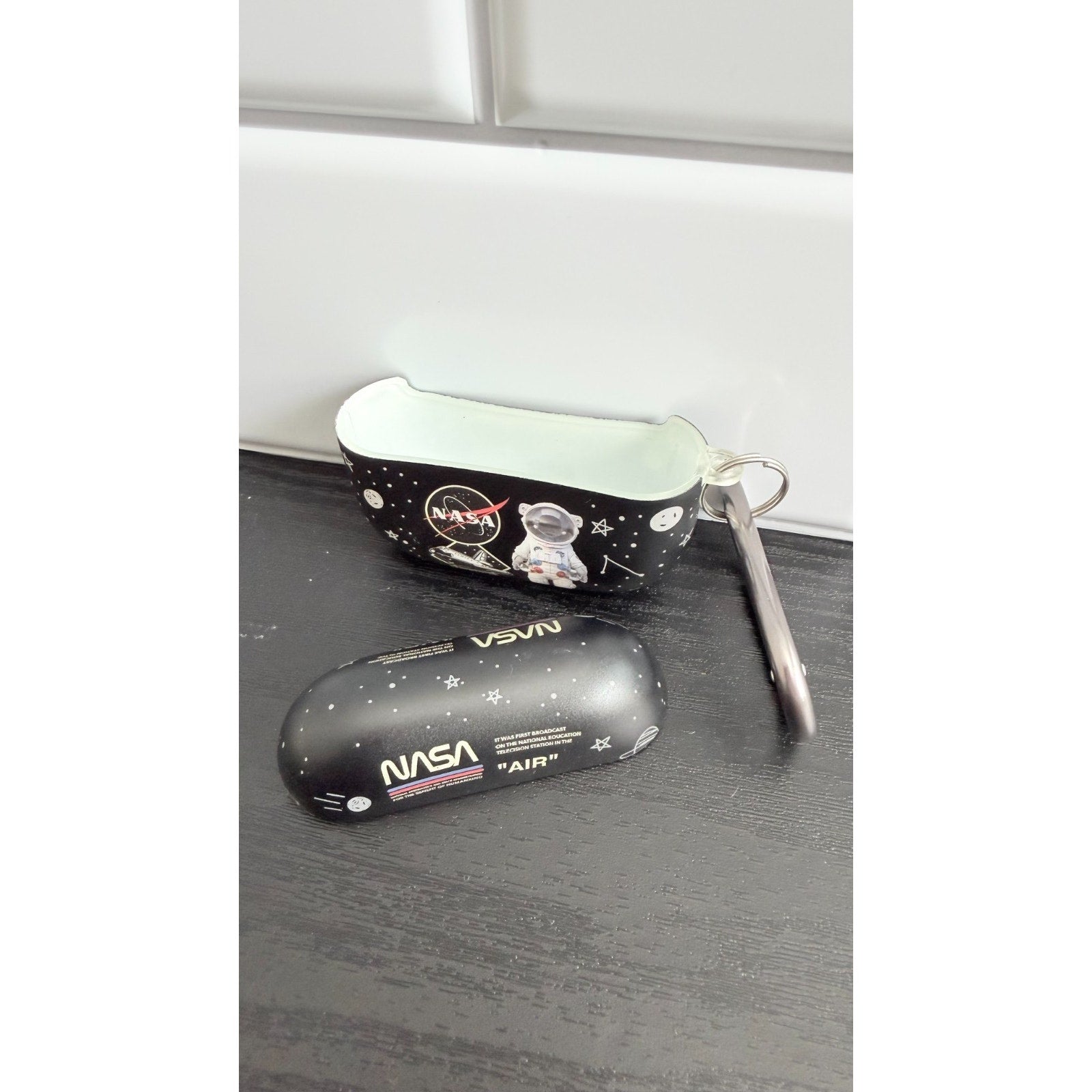 Star Astronaut NASA AirPod Pro Case | Hard Cover w/Carabiner | Pro 1st & 2nd Gen