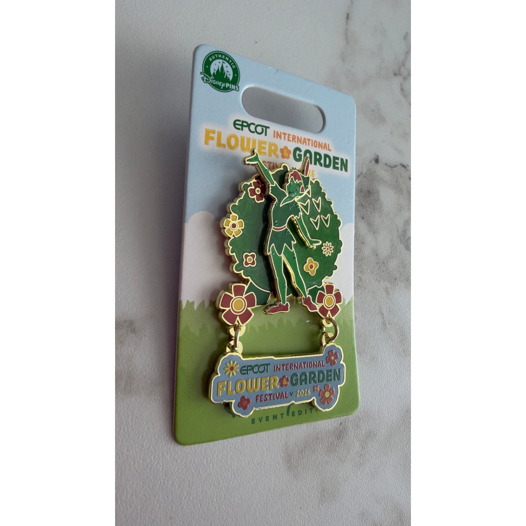 Disney Parks 2026 EPCOT Flower & Garden Festival Peter Pan Pin NEW