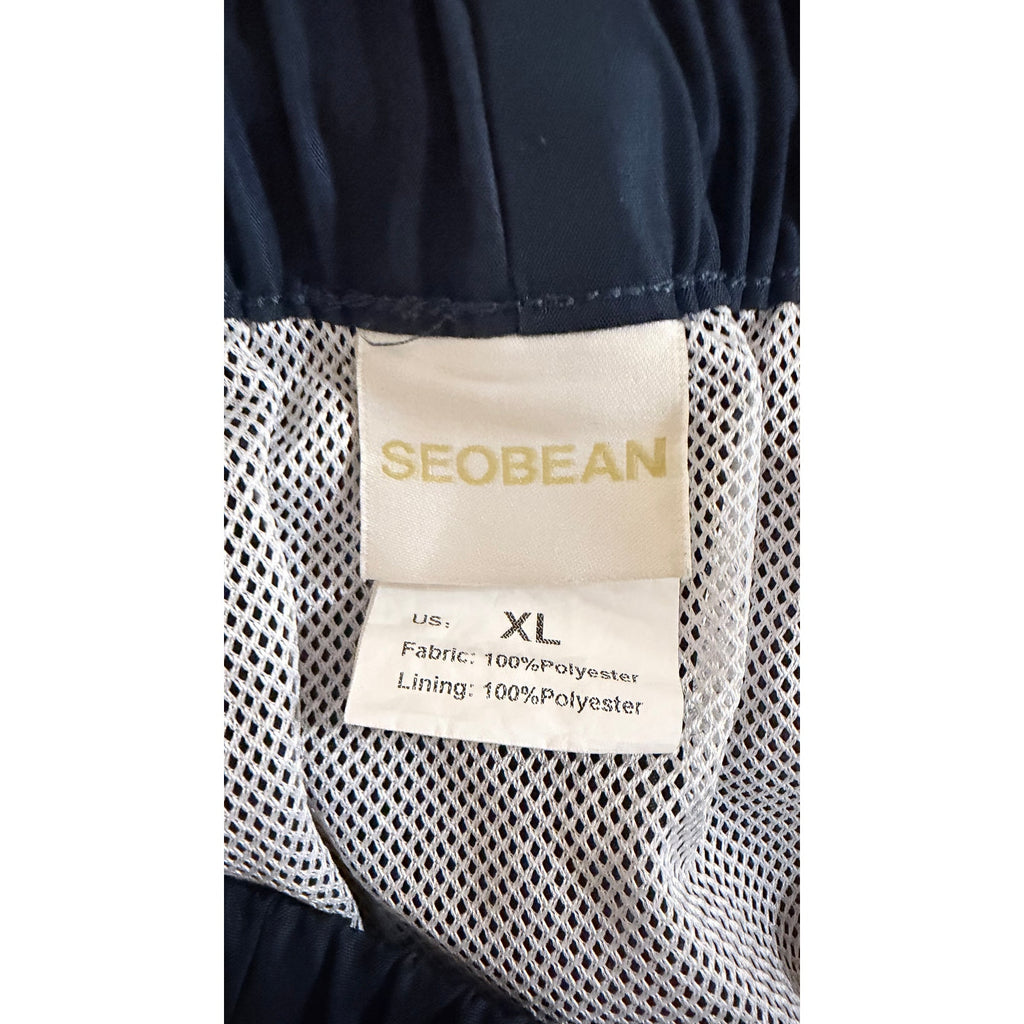 Seobean Men's 3" Inseam Swim Trunks Navy Blue Size XL NWOT