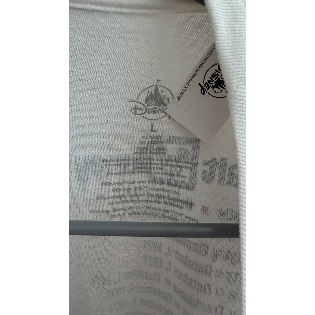 NWT Walt Disney World Attractions Opening Dates Graphic Tee Adult Size Large