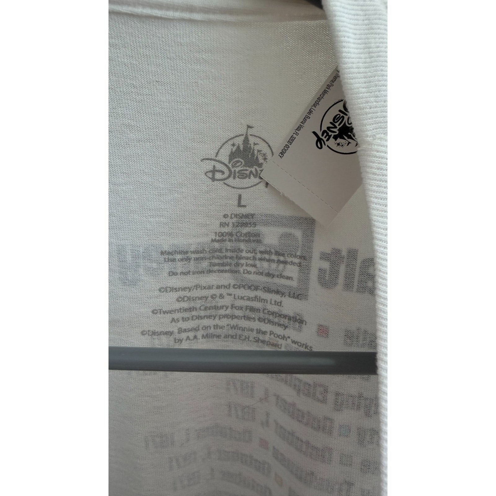 NWT Walt Disney World Attractions Opening Dates Graphic Tee Adult Size Large