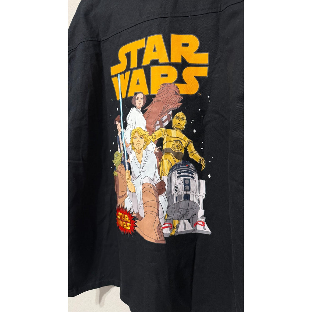 NWT Disney Star Wars Classic Characters Twill Jacket - Adult Large (L)