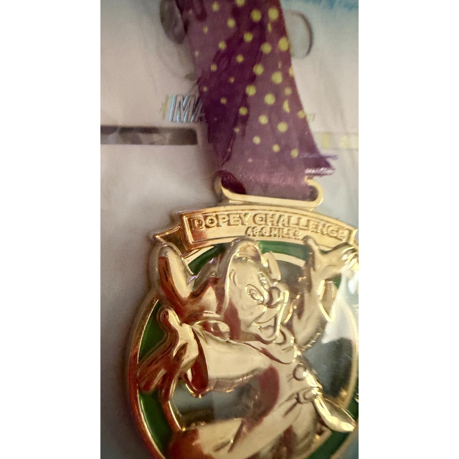 Disney Parks 2017 runDisney Marathon Weekend DOPEY CHALLENGE Medal Pin NEW