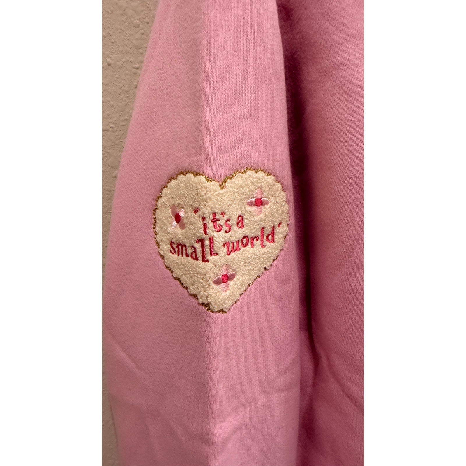 Disney Parks x Stoney Clover Lane "It’s A Small World" Sweatshirt Large NWT
