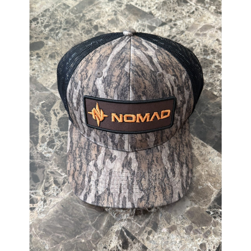 Nomad Mossy Oak Camo Snapback Hunting Trucker Cap NWT