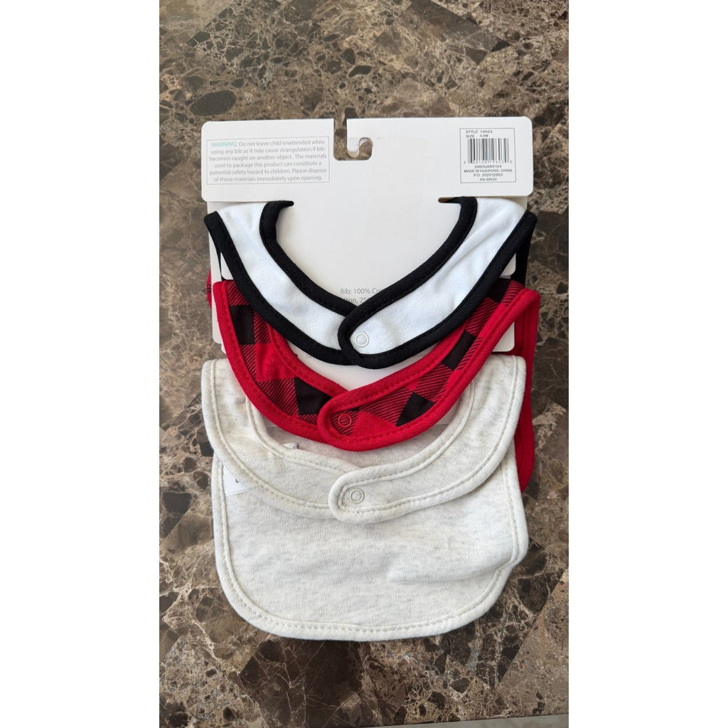 NEW Hudson Baby 5-Piece Bib and Sock Set - Winter Moose