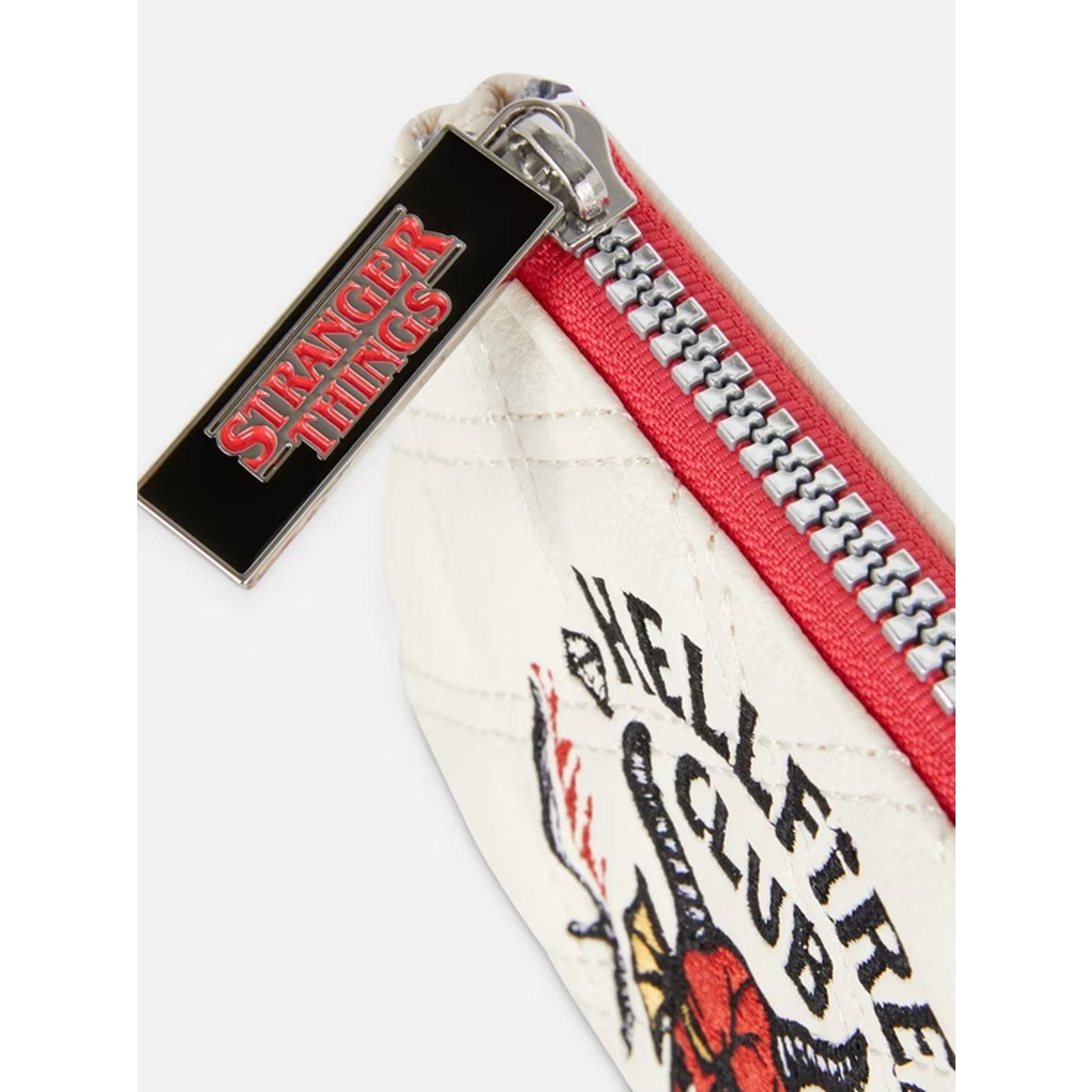 Primark Stranger Things Hellfire Club Quilted Coin Purse NWT