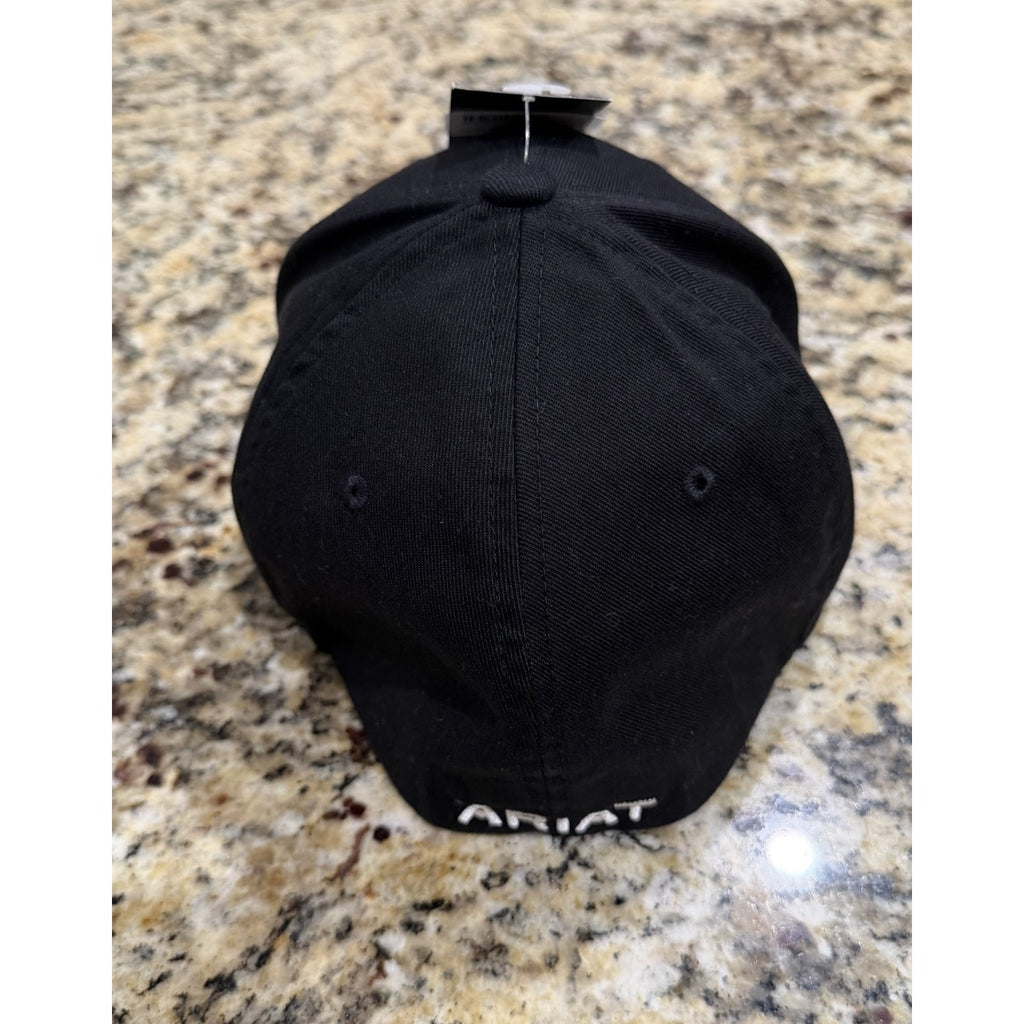 ARIAT Men's Black Flexfit USA Shield Logo Cap NEW