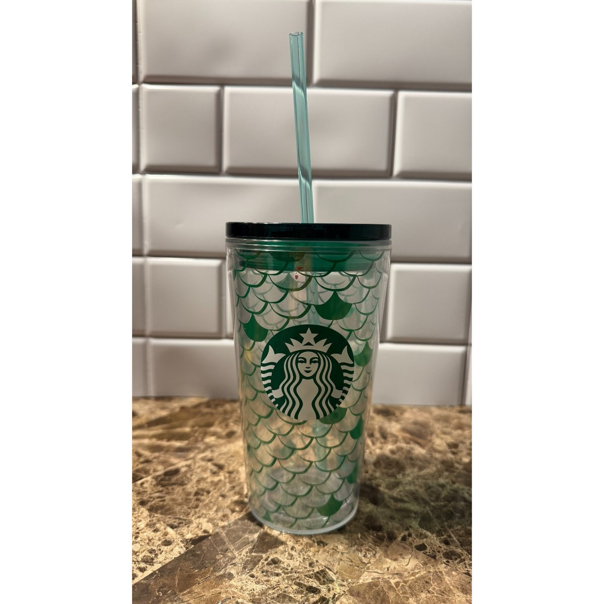 Starbucks 2021 50th Anniversary Green Siren Scales Tumbler