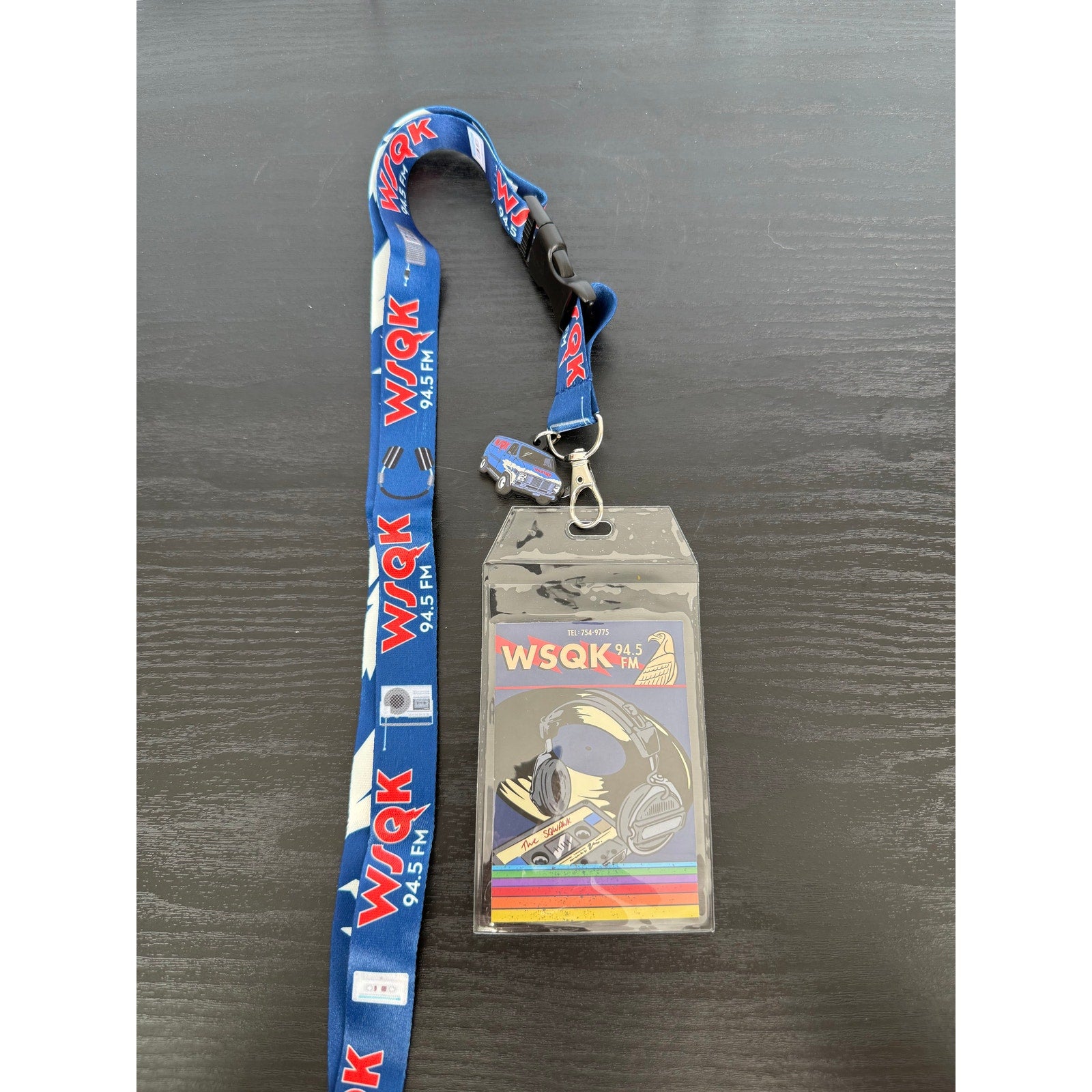 Stranger Things Season 5: WSQK The Eagle Lanyard & ID Sleeve NWT