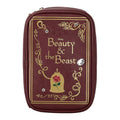 Bioworld Disney's Beauty And The Beast Storybook Travel Cosmetic Bag NWT