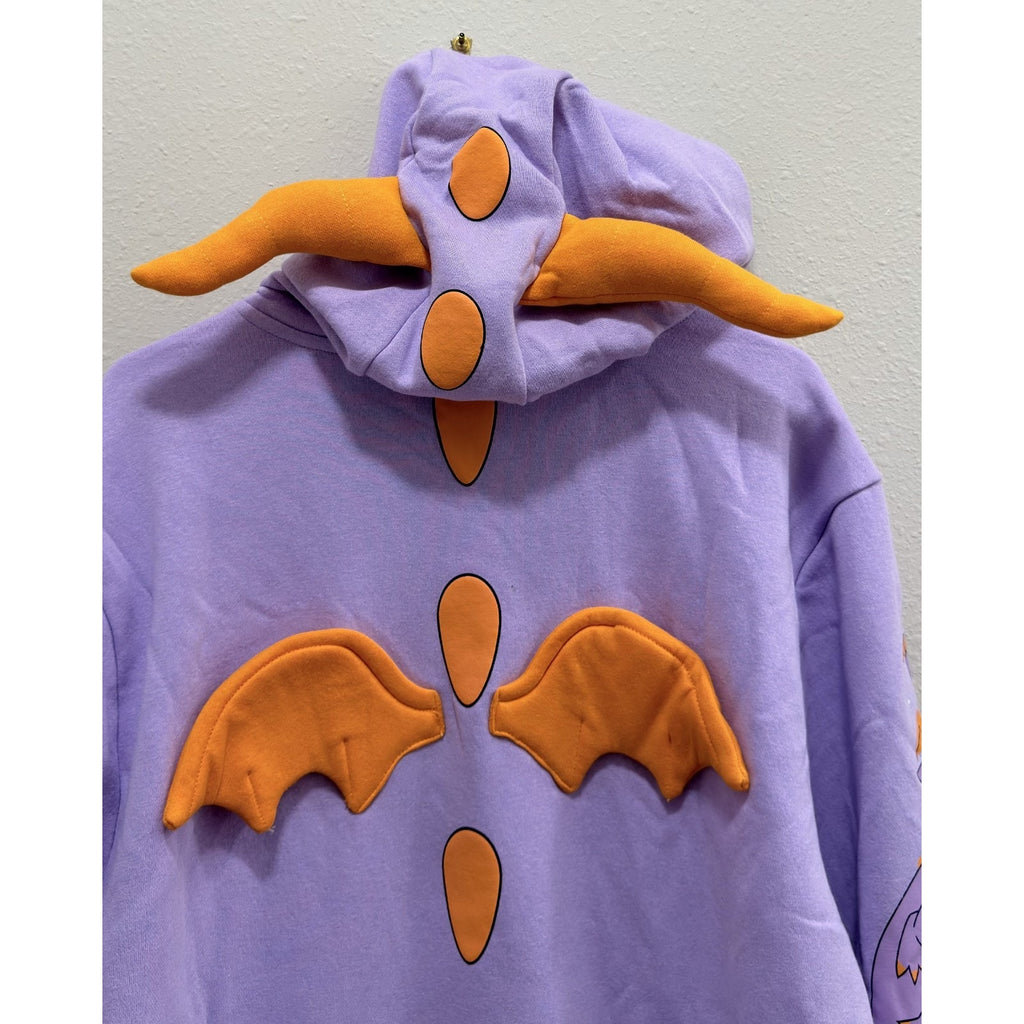 NEW Disney Parks EPCOT Figment Cosplay Pullover Hoodie - Adult Large