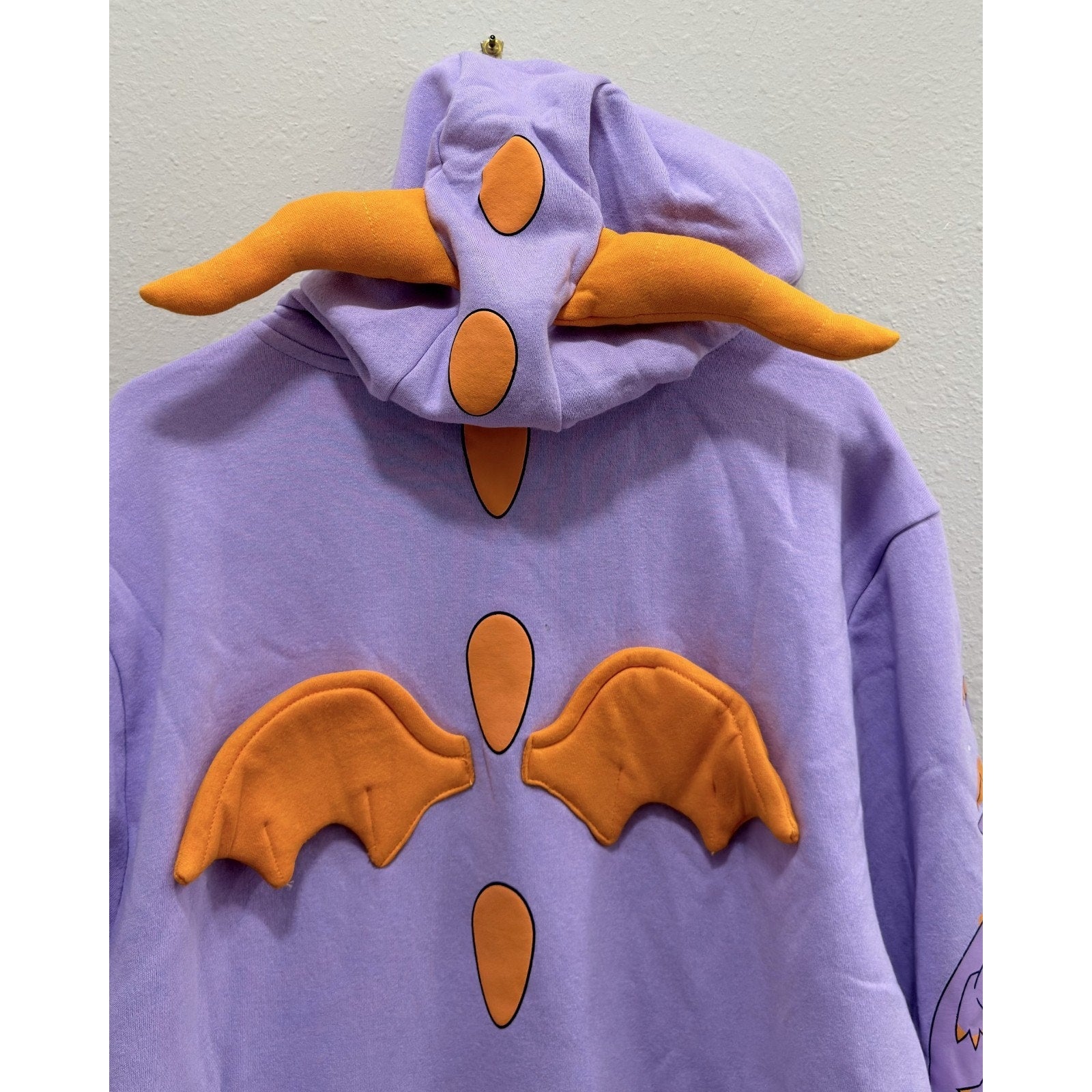 NEW Disney Parks EPCOT Figment Cosplay Pullover Hoodie - Adult Large