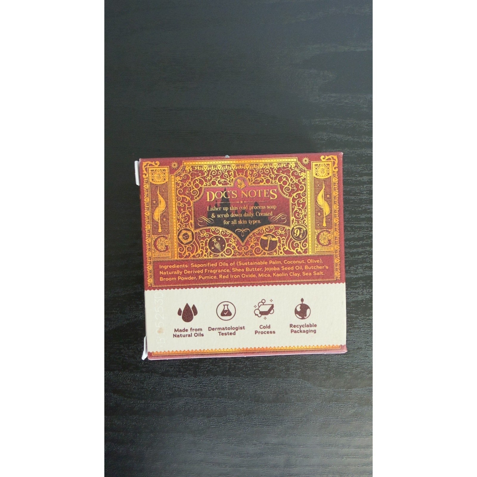 Dr. Squatch Men's Natural Harry Potter LIMITED EDITION Soap-4 Pack Gift Set