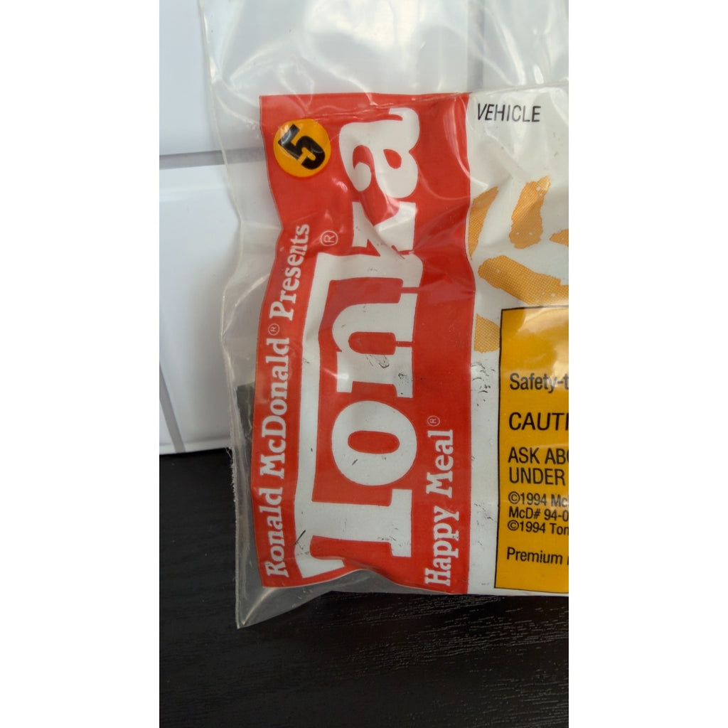 Vintage 1992 McDonald’s Tonka Truck Lot - Set of 2 Factory Sealed Toys