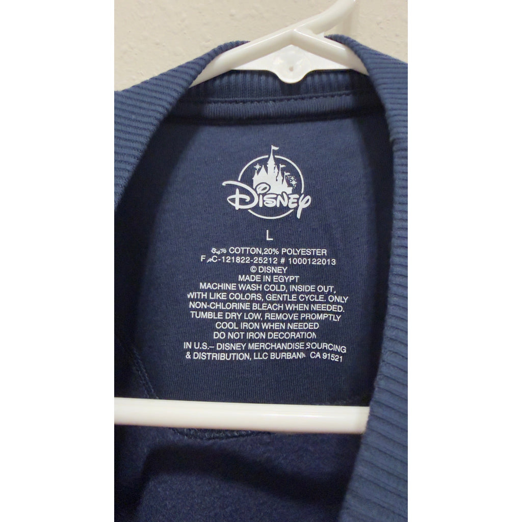 Walt Disney World Cinderella Castle "The Original" Crewneck Sweatshirt NWT Large