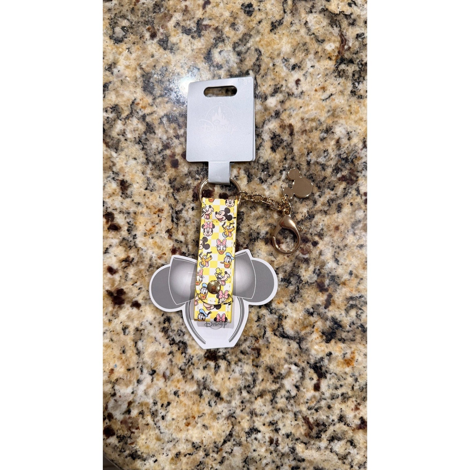 NEW Disney Parks "Mickey and Friends" Ears/Headband Holder Keychain