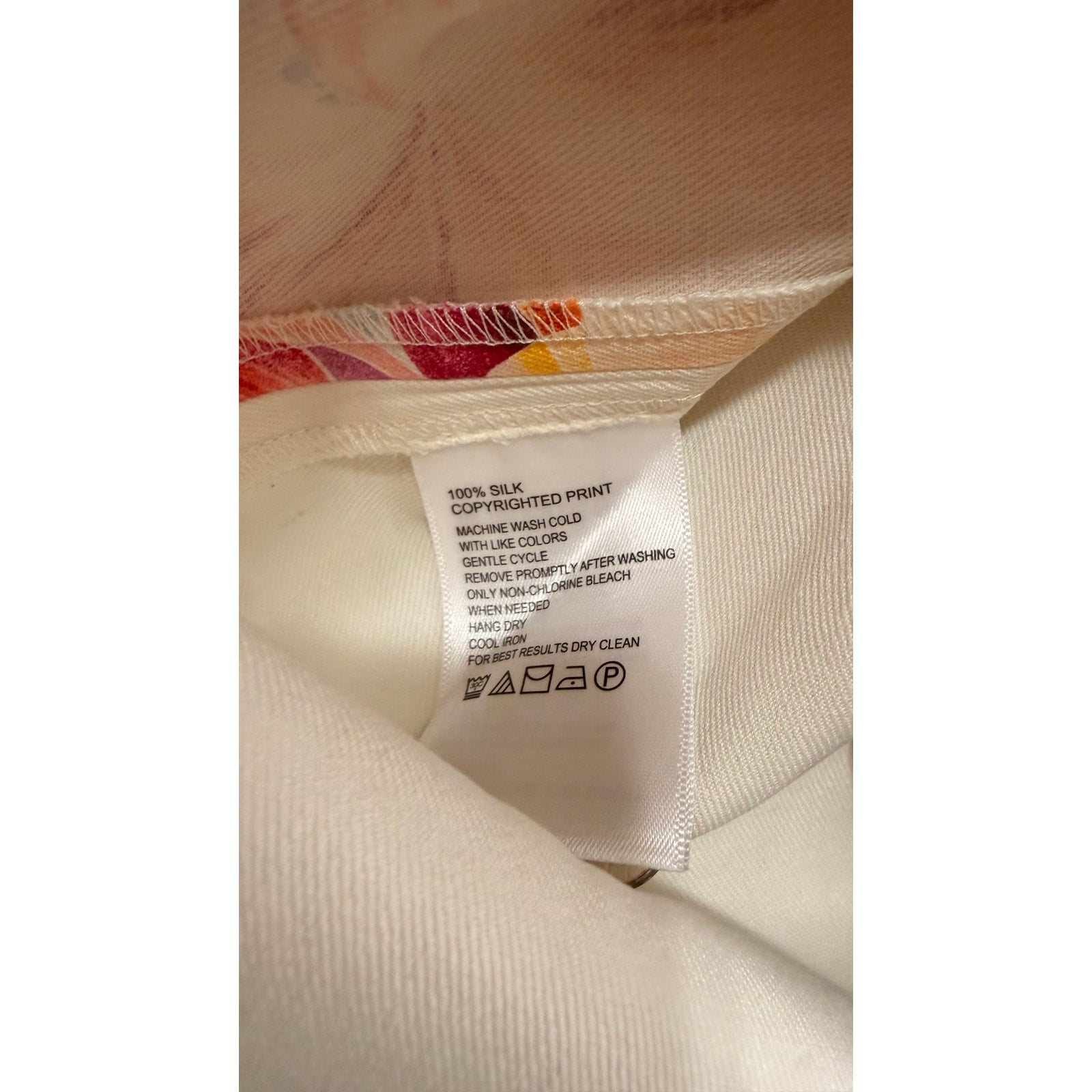 Tommy Bahama Paradise Petals Silk Camp Shirt Ivory White Men's Large NWT