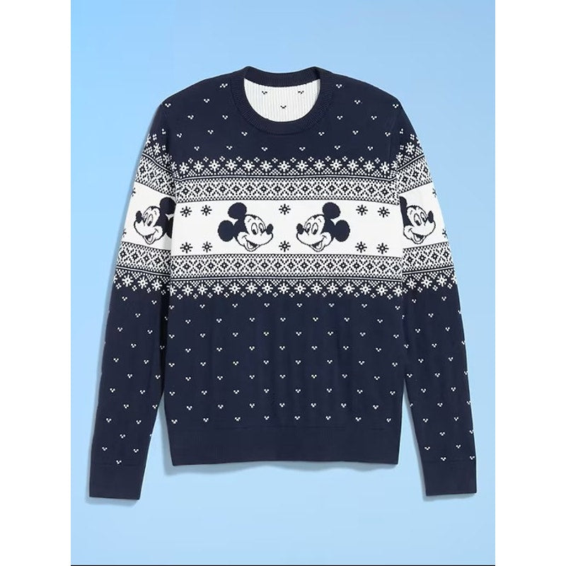 Old Navy x Disney Mickey Mouse Fair Isle Sweater – Men's Large – NWT