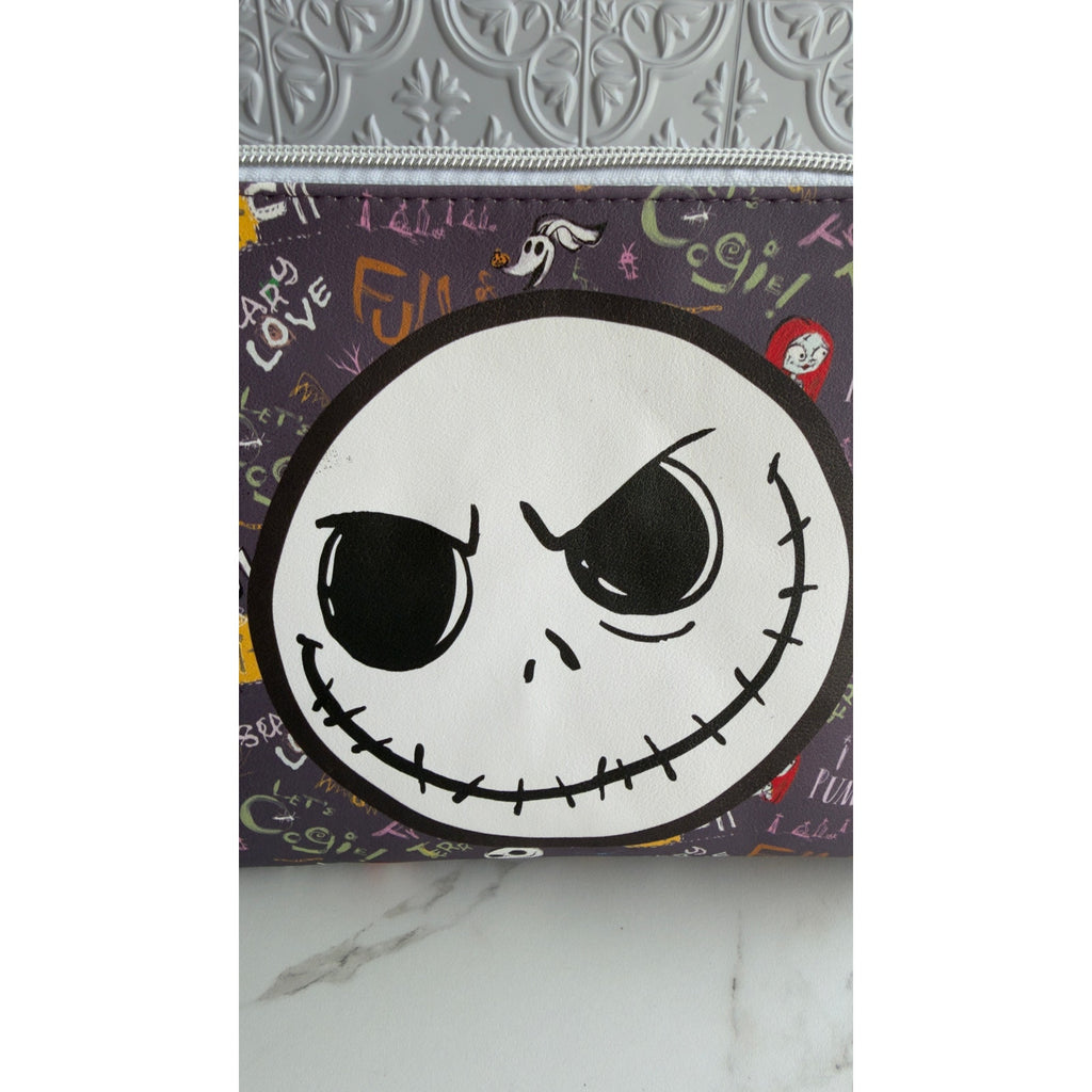 Disney The Nightmare Before Christmas Jack Skellington Makeup Bag NEW