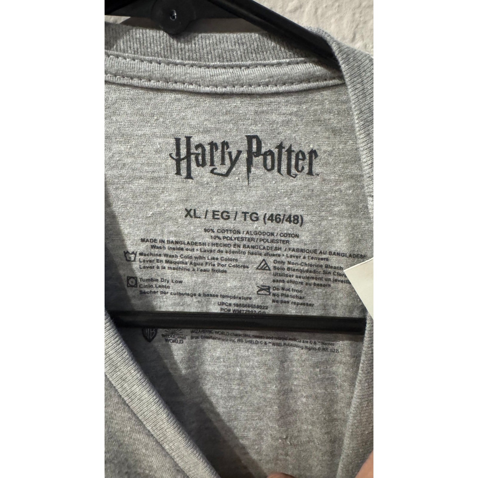 Harry Potter Hogwarts Herbology T-Shirt Mens XL Gray Graphic Tee NWT