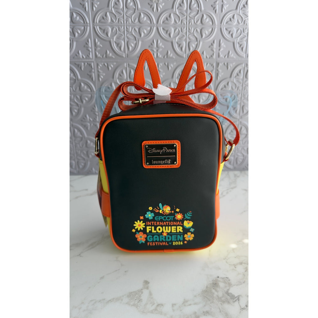 Disney Loungefly Spike the Bee EPCOT Flower & Garden 2026 Crossbody Bag NWT