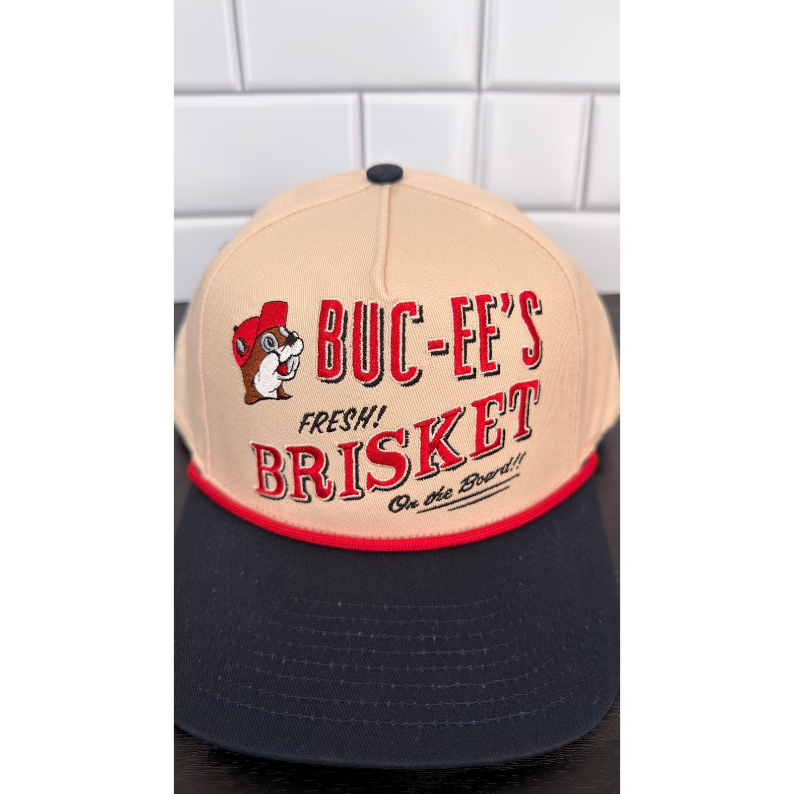 Buc-ee's "Fresh! Brisket" Snapback Hat – NWT