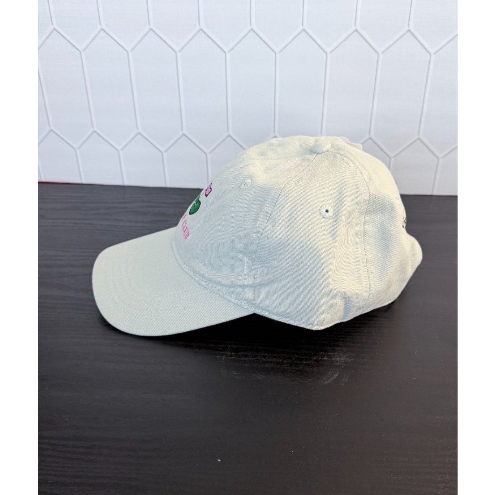 NEW Frasier Sterling "Golf Club" Adjustable Baseball Cap - Cream
