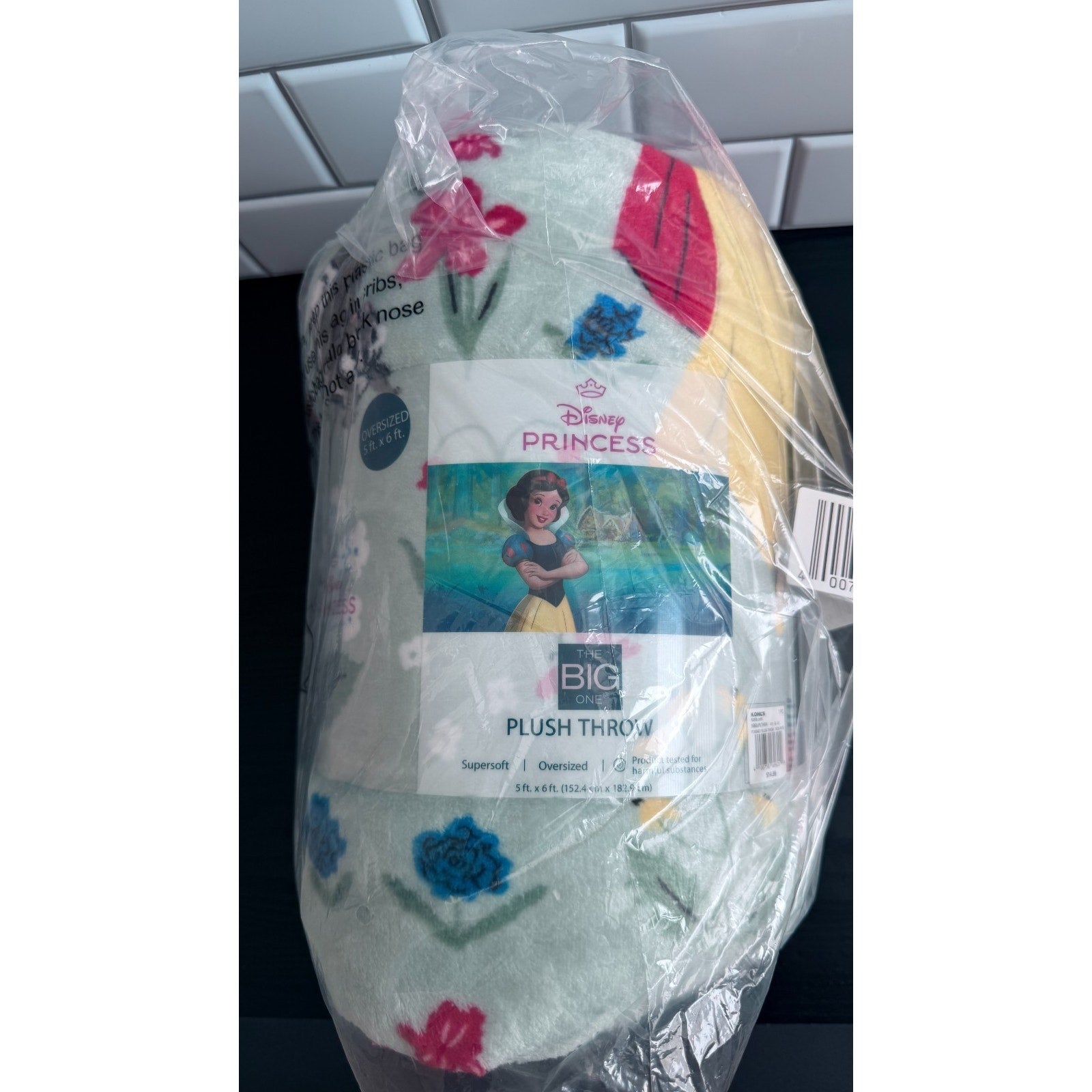 Disney Snow White Throw Blanket (60"x72") | Supersoft Plush Fleece NEW