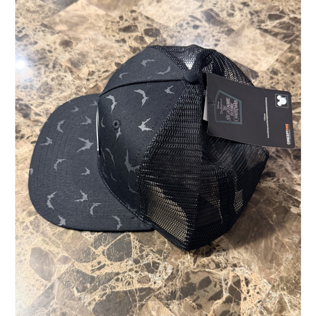 NWT Nightmare Before Christmas Jack Skellington/Bats Trucker Cap
